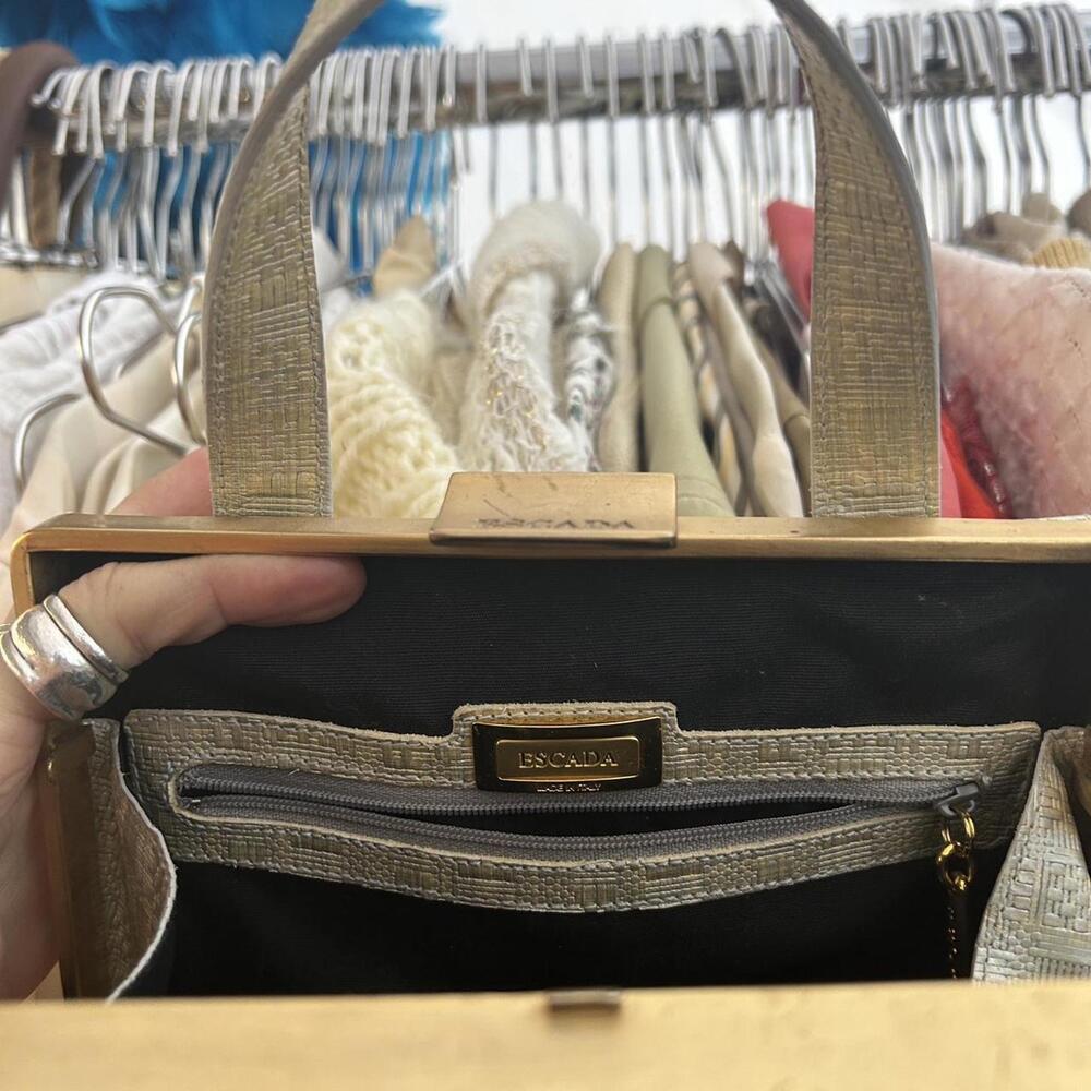 Vintage Escada square structured small handbag - image 4